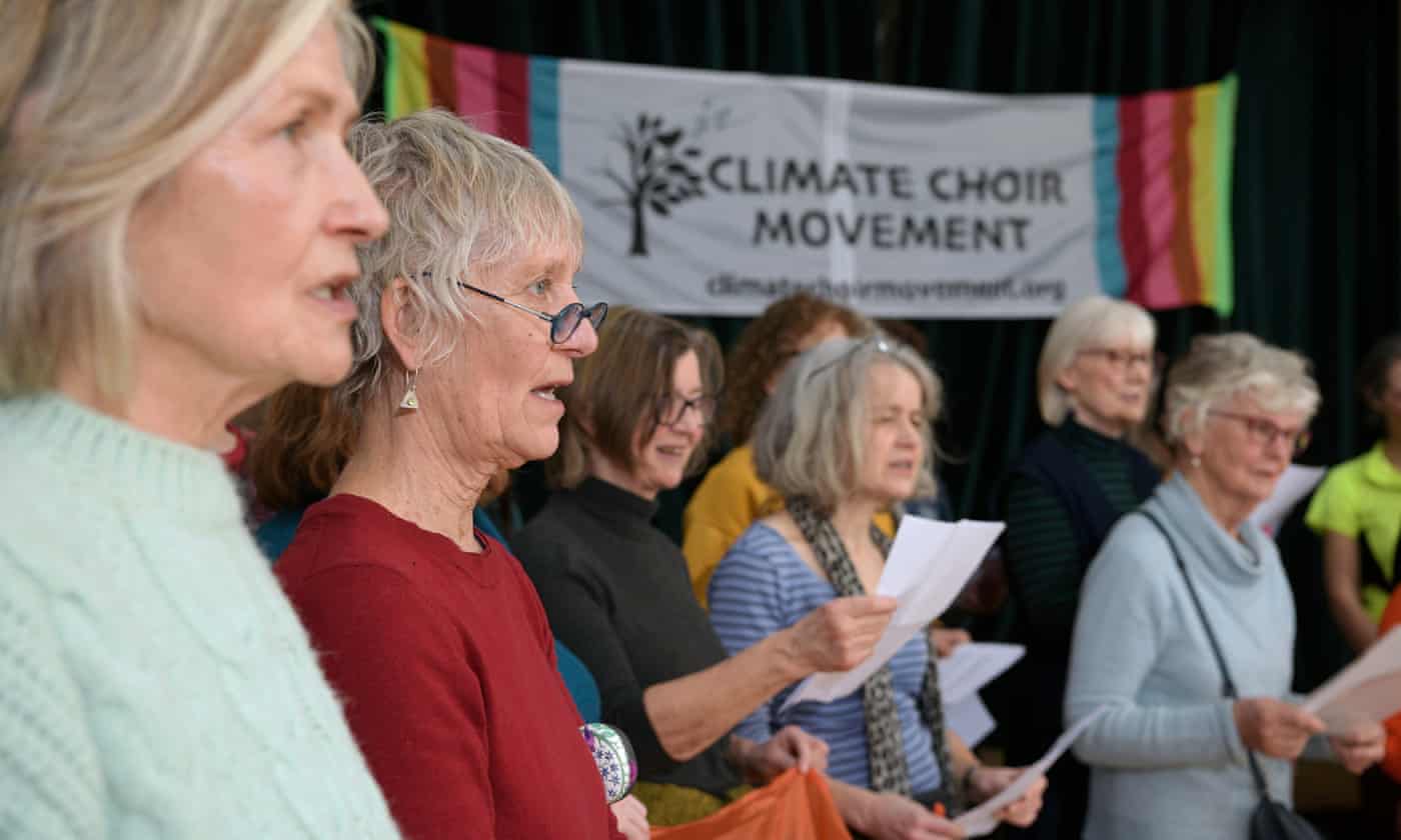 ‘A powerful message through song’: the UK’s Climate Choir Movement is growing